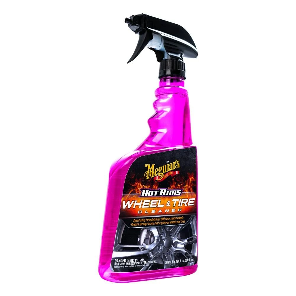 Meguiar's Car Exterior Cleaners Hot Rims Wheel and Tire Cleaner, G9524 24-fl oz Car Exterior Wash 1 Meguiar's Car Exterior Cleaners Hot Rims Wheel and Tire Cleaner, G9524 24-fl oz Car Exterior Wash