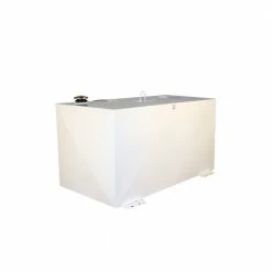Better Built Truck Transfer Tanks 100-Gallon White Rectangle Steel Truck Transfer Tank