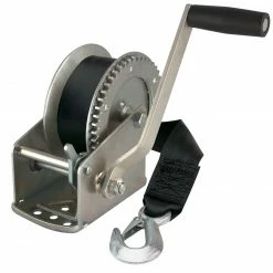 Reese Towpower Trailer Parts & Accessories 1,500-lb Capacity Towpower Winch with 20-ft Strap and Hook