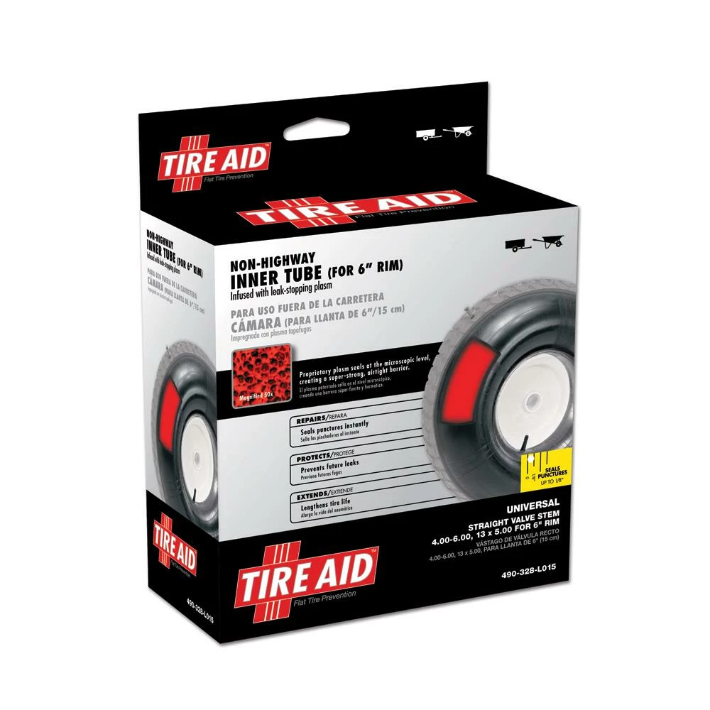 Tire Aid Tire Inner Tubes 6-in dia Wheelbarrow Tire Inner Tube 1 Tire Aid Tire Inner Tubes 6-in dia Wheelbarrow Tire Inner Tube