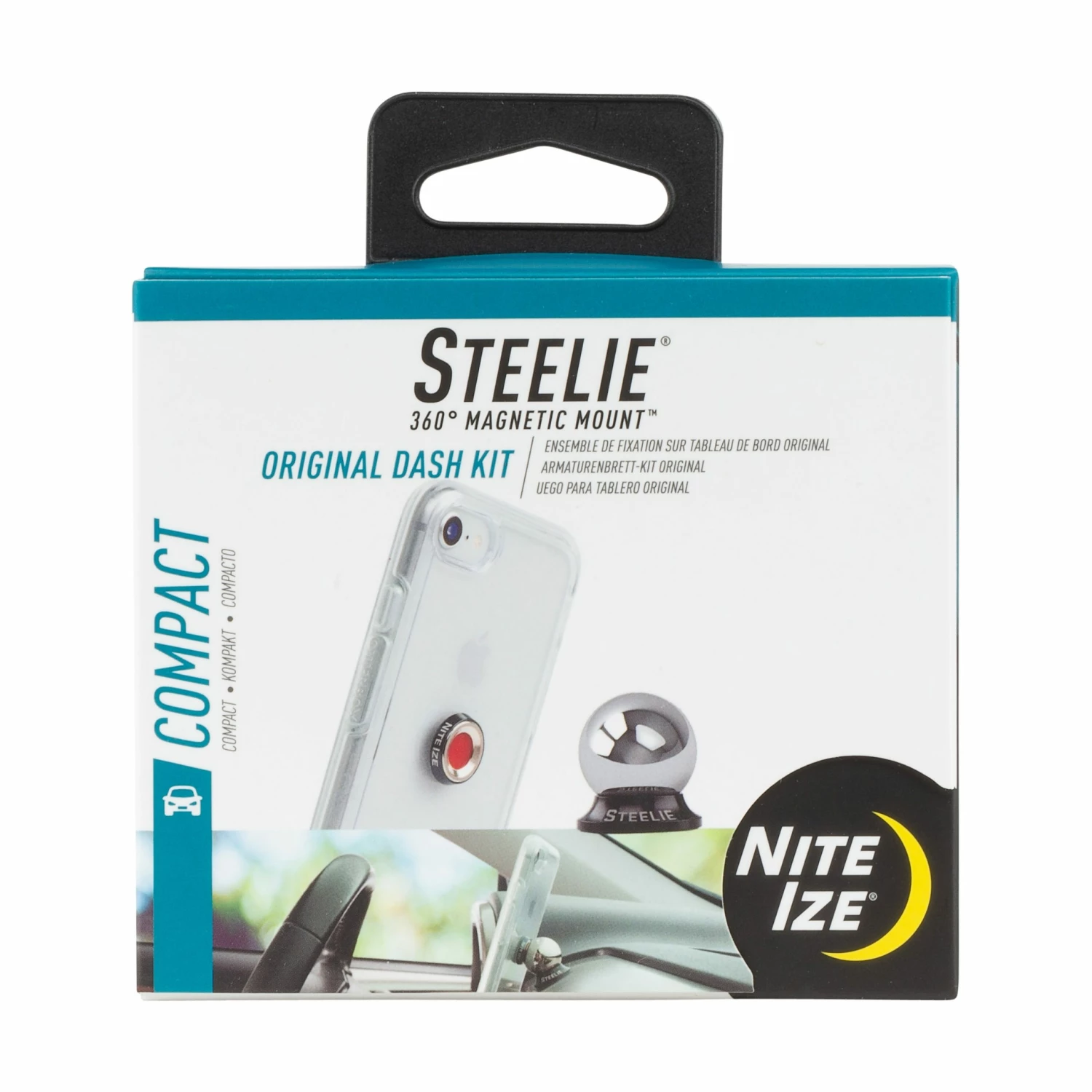 Nite Ize Cell Phone Car Mounts Steelie Silver Adjustable Car Mount for Universal Cell Phones 1 Nite Ize Cell Phone Car Mounts Steelie Silver Adjustable Car Mount for Universal Cell Phones