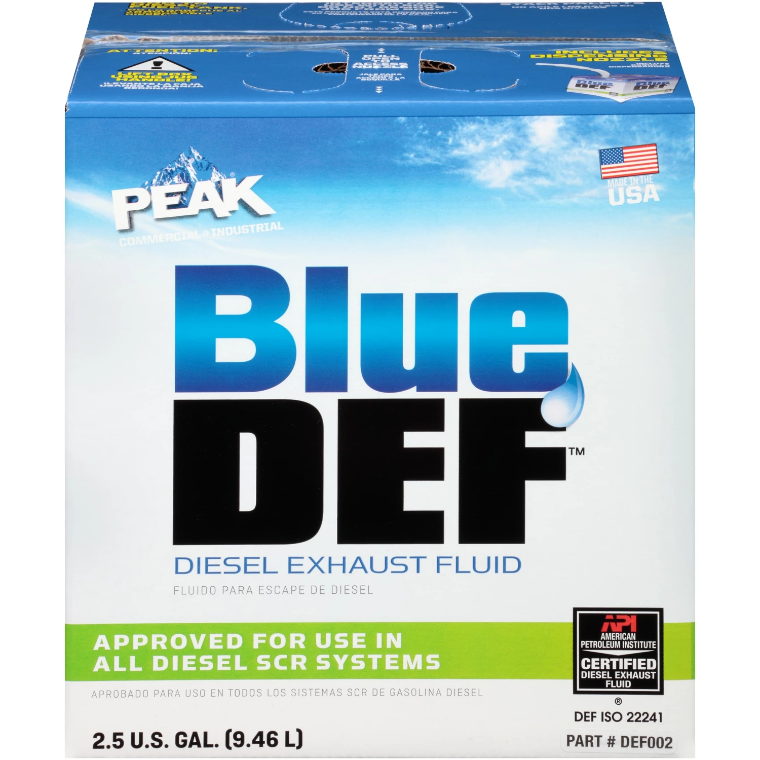 BlueDEF Automotive Chemicals & Lubricants Diesel Exhaust Fluid 2.5 Gallon 1 BlueDEF Automotive Chemicals & Lubricants Diesel Exhaust Fluid 2.5 Gallon