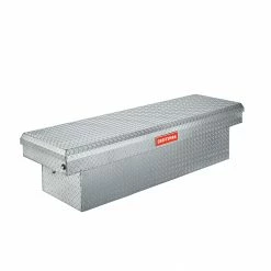CRAFTSMAN Truck Tool Boxes 71.36-in x 19.57-in x 17.21-in Brite Aluminum Crossover Truck Tool Box