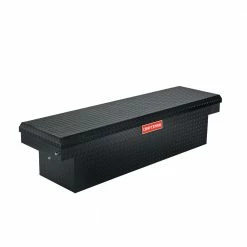 CRAFTSMAN Truck Tool Boxes 71.36-in x 19.57-in x 17.21-in Matte Black Aluminum Crossover Truck Tool Box