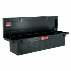 CRAFTSMAN Truck Tool Boxes 71.36-in x 19.57-in x 16.58-in Matte Black Aluminum Crossover Truck Tool Box -Hopkins Online Shop 09839336