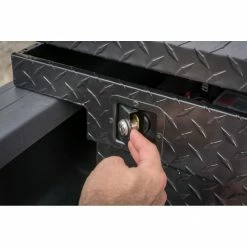 CRAFTSMAN Truck Tool Boxes 71.36-in x 19.57-in x 16.58-in Matte Black Aluminum Crossover Truck Tool Box -Hopkins Online Shop 09839340