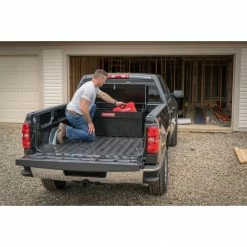 CRAFTSMAN Truck Tool Boxes 40.86-in x 19.57-in x 19.2-in Black Aluminum Chest Truck Tool Box -Hopkins Online Shop 09839393