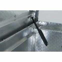 CRAFTSMAN Truck Tool Boxes 71.36-in x 19.57-in x 16.58-in Brite Aluminum Crossover Truck Tool Box -Hopkins Online Shop 09839547