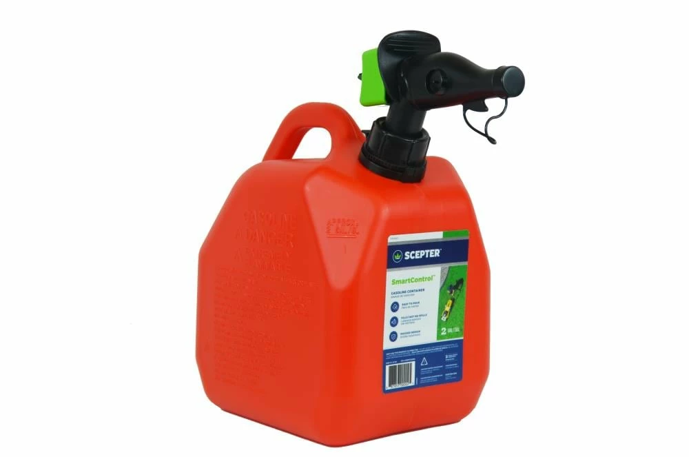 Scepter USA Gas Cans 2-Gallon Plastic Gasoline Can 1 Scepter USA Gas Cans 2-Gallon Plastic Gasoline Can
