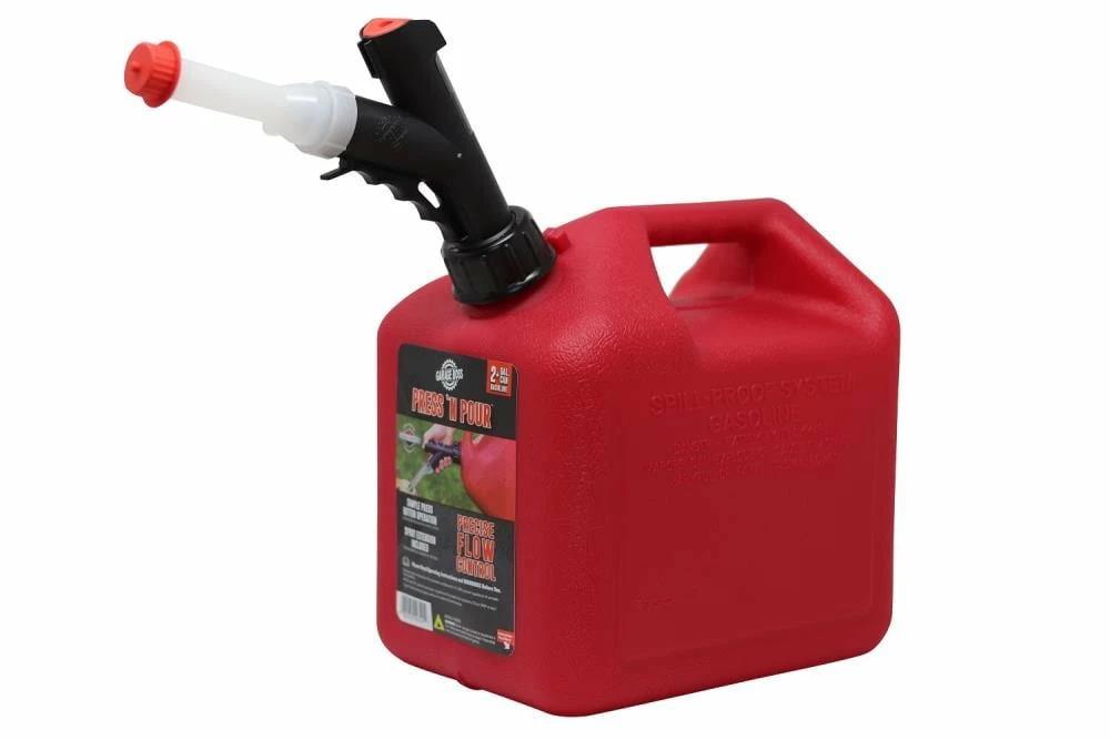 GarageBOSS Gas Cans 2-Gallon Plastic Gasoline Can 1 GarageBOSS Gas Cans 2-Gallon Plastic Gasoline Can