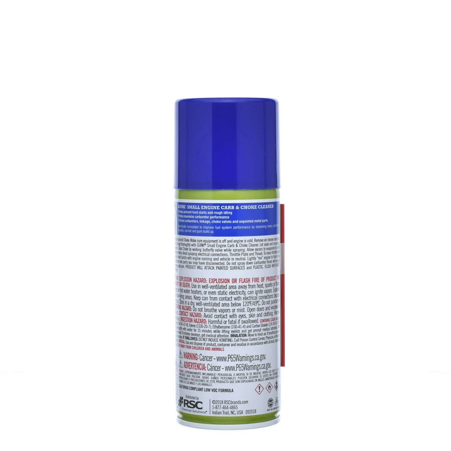 GUNK Outdoor Car Additives & Fluids 12.5-oz Carburetor Cleaner 2 GUNK Outdoor Car Additives & Fluids 12.5-oz Carburetor Cleaner - Image 2