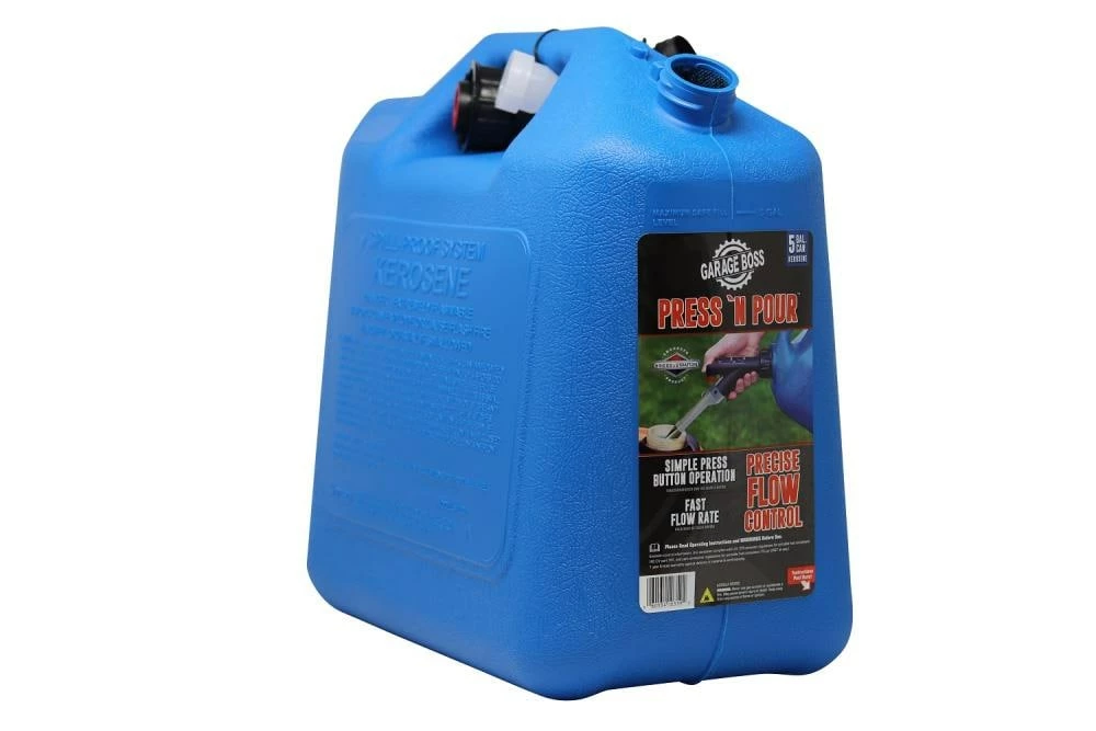 GarageBOSS Gas Cans 5-Gallon Plastic Kerosene Can 2 GarageBOSS Gas Cans 5-Gallon Plastic Kerosene Can - Image 2