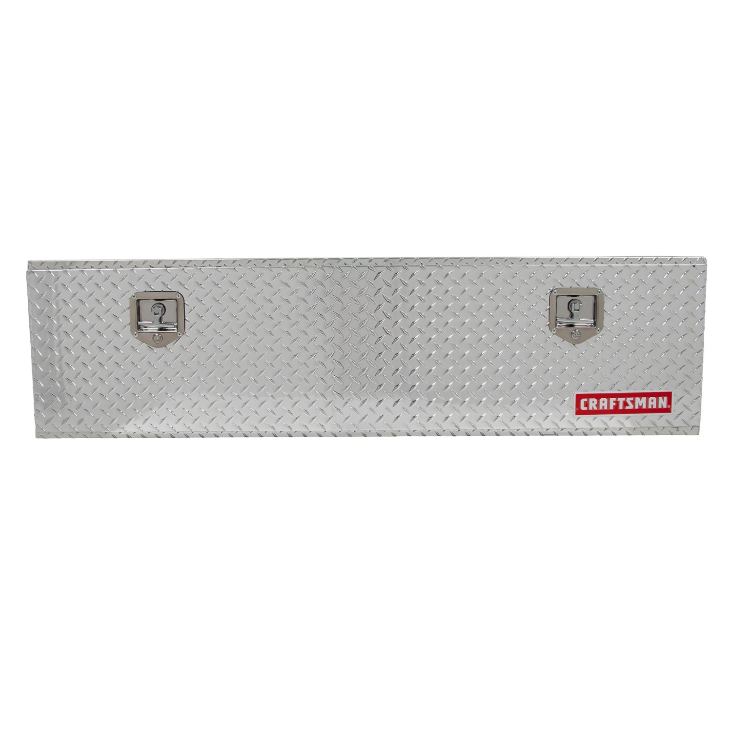 CRAFTSMAN Truck Tool Boxes 60-in x 12-in x 16-in Brite Aluminum Top Mount Truck Tool Box 3 CRAFTSMAN Truck Tool Boxes 60-in x 12-in x 16-in Brite Aluminum Top Mount Truck Tool Box - Image 3