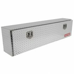 CRAFTSMAN Truck Tool Boxes 60-in x 12-in x 16-in Brite Aluminum Top Mount Truck Tool Box