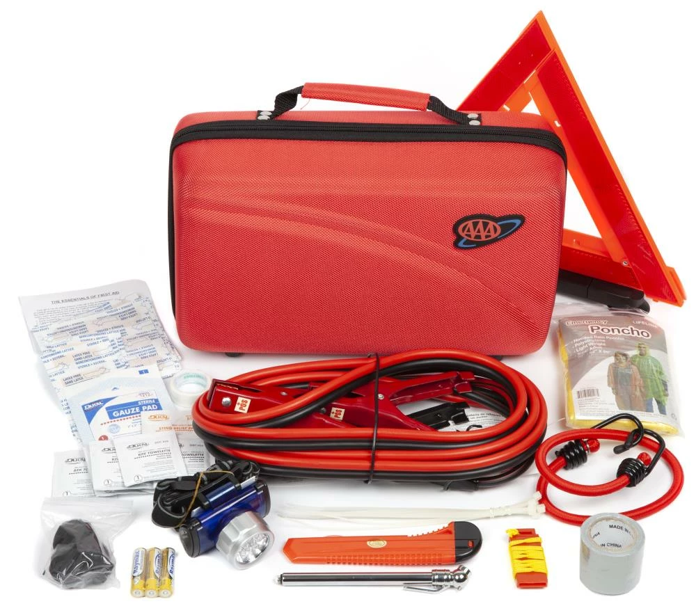 Lifeline First Aid Roadside Emergency Kits AAA Executive Road Kit- 67 Piece 1 Lifeline First Aid Roadside Emergency Kits AAA Executive Road Kit- 67 Piece