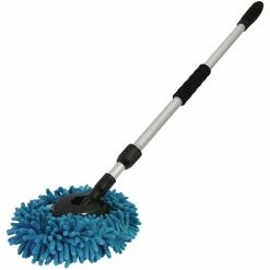 Hopkins Automotive Cleaning Brushes Deluxe Microfiber Dip-N-Wash Glove with Extension Pole