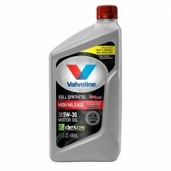 Valvoline Motor Oil & Additives Full Synthetic High Mileage MaxLife SAE 5W-30 Motor Oil- 1 Quart