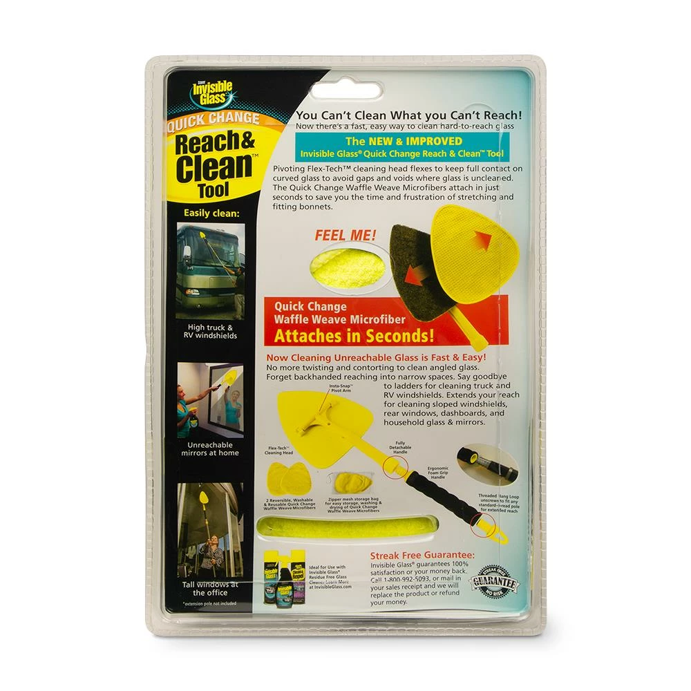 Invisible Glass Automotive Cleaning Brushes Invisible Glass Quick Change Reach and Clean Tool 2 PIECE Auto 2 Invisible Glass Automotive Cleaning Brushes Invisible Glass Quick Change Reach and Clean Tool 2 PIECE Auto - Image 2