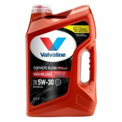 Valvoline Motor Oil & Additives High Mileage MaxLife SAE 5W-30 Motor Oil- Easy Pour 5 Quart