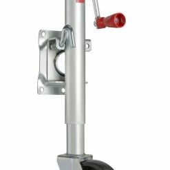 bROK Trailer Jacks 1000-lbs Marine Jack 6-in Swivel Caster Poly Wheel Zinc Plating