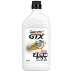 CASTROL Motor Oil & Additives GTX 10W-40, 1 Qt