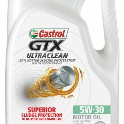 CASTROL Motor Oil & Additives GTX Ultraclean 5W-30, 5 Qt