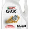 CASTROL Motor Oil & Additives GTX 10W-40, 5 Qt.