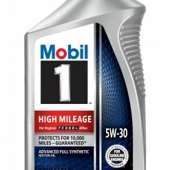 Mobil 1 Motor Oil & Additives Mobil 1 High Mileage Synthetic 5W30 Qt