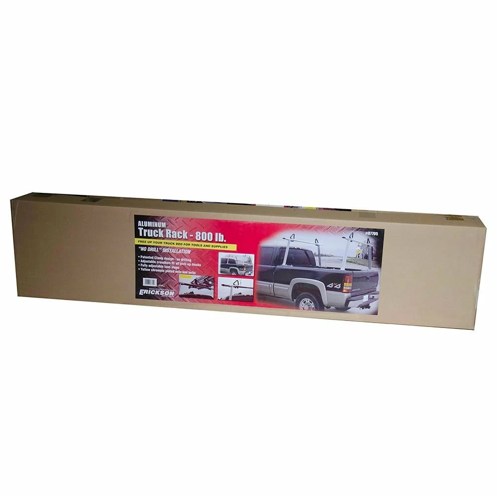 Erickson Cargo Carriers Aluminum Truck Rack 800 lb. 2 Erickson Cargo Carriers Aluminum Truck Rack 800 lb. - Image 2