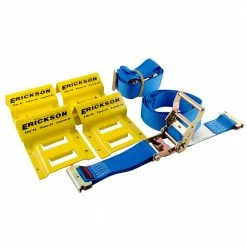 Erickson Cargo Carriers Wheel Chock and Strap Kit