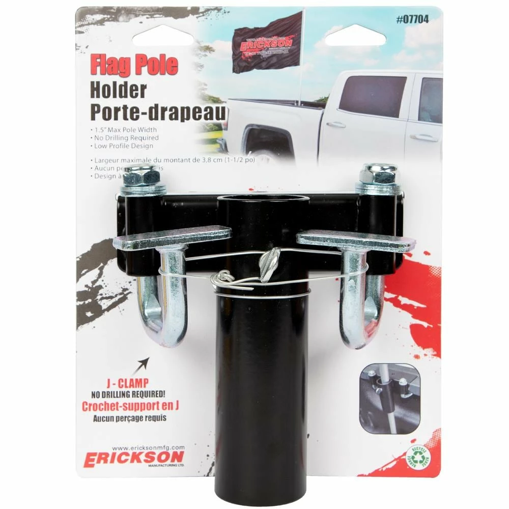Erickson Cargo Carriers Truck Bed Flag Pole Holder 2 Erickson Cargo Carriers Truck Bed Flag Pole Holder - Image 2