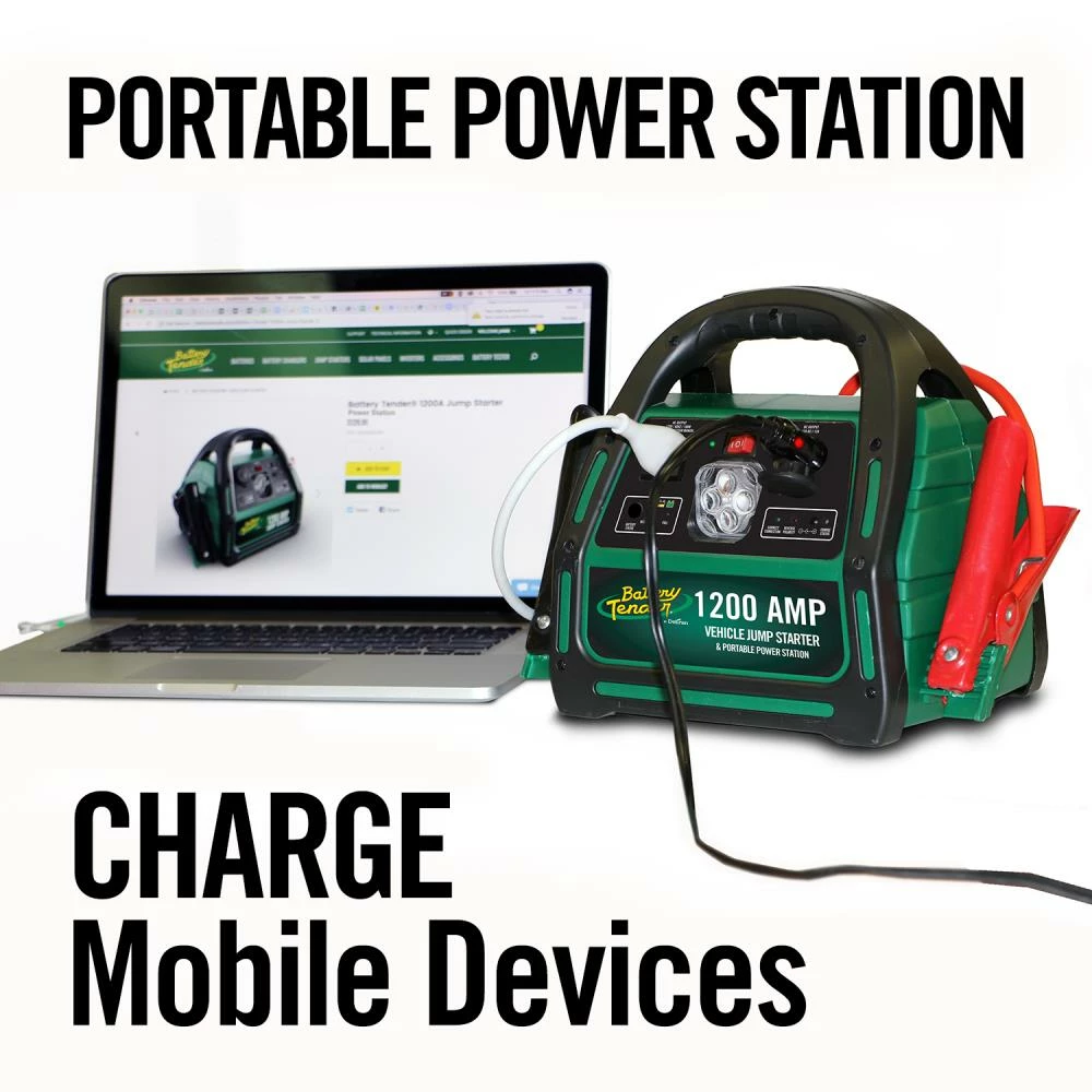 Battery Tender Car Battery Jump Starters AGM Power Station 1200-Amp Car Battery Jump Starter 5 Battery Tender Car Battery Jump Starters AGM Power Station 1200-Amp Car Battery Jump Starter - Image 5