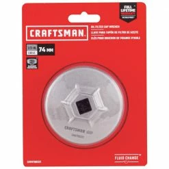 CRAFTSMAN Oil Change Tools Automotive Oil Filter Cap Wrench (74mm) with 14 Flutes 6 CRAFTSMAN Oil Change Tools Automotive Oil Filter Cap Wrench (74mm) with 14 Flutes -Hopkins Online Shop 16415402