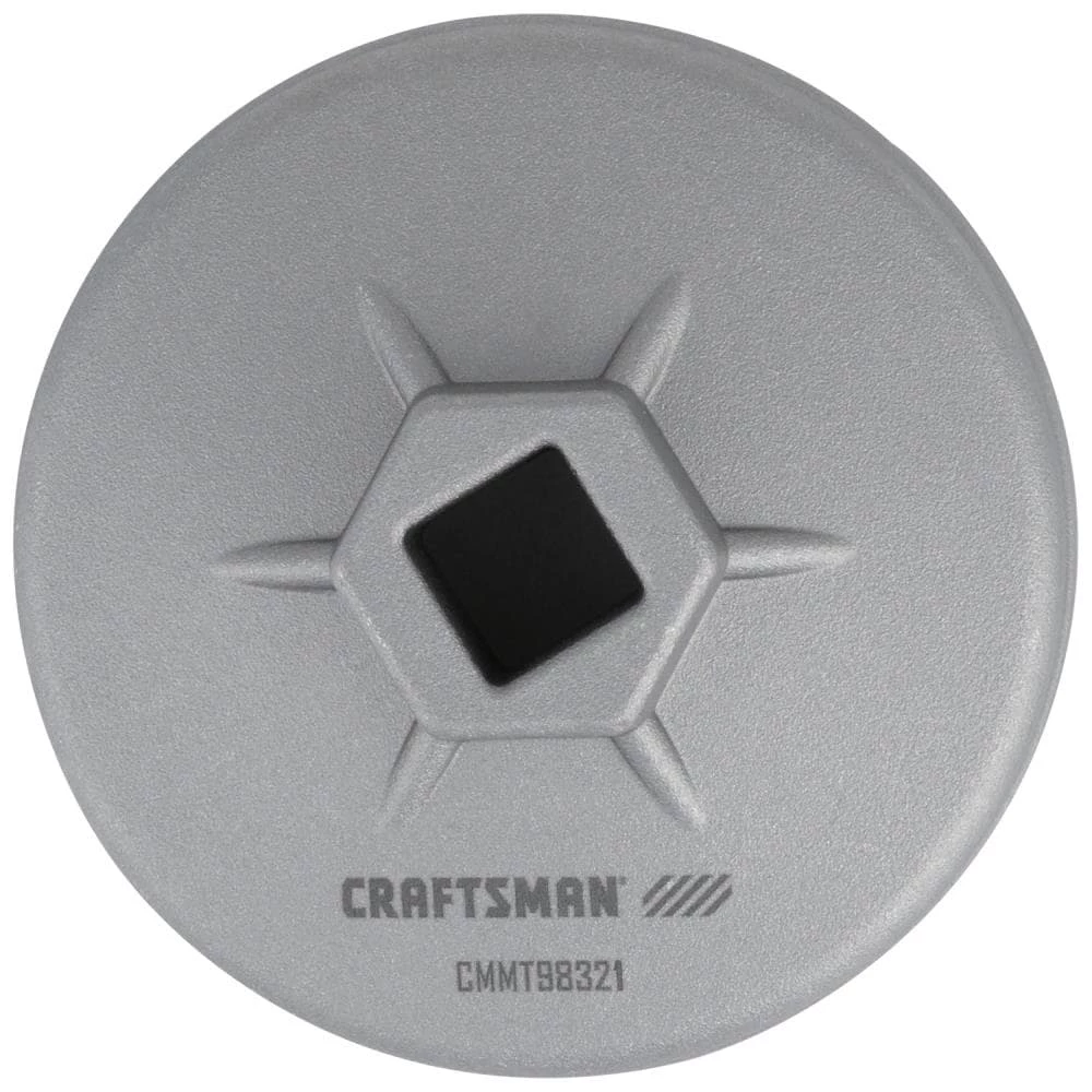 CRAFTSMAN Oil Change Tools Automotive Oil Filter Cap Wrench (74mm) with 14 Flutes 1 CRAFTSMAN Oil Change Tools Automotive Oil Filter Cap Wrench (74mm) with 14 Flutes