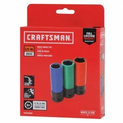 CRAFTSMAN Automotive Hand Tools Automotive 3-piece Non-Marring Lug Nut Set 9 CRAFTSMAN Automotive Hand Tools Automotive 3-piece Non-Marring Lug Nut Set -Hopkins Online Shop 16492544