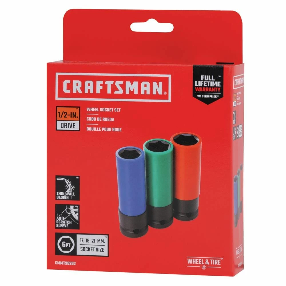 CRAFTSMAN Automotive Hand Tools Automotive 3-piece Non-Marring Lug Nut Set 5 CRAFTSMAN Automotive Hand Tools Automotive 3-piece Non-Marring Lug Nut Set - Image 5
