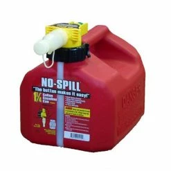 NO-SPILL Gas Cans 1.25-Gallon Plastic Gasoline Can