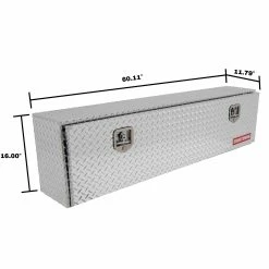 CRAFTSMAN Truck Tool Boxes 60-in x 12-in x 16-in Brite Aluminum Top Mount Truck Tool Box 17 CRAFTSMAN Truck Tool Boxes 60-in x 12-in x 16-in Brite Aluminum Top Mount Truck Tool Box -Hopkins Online Shop 41927374