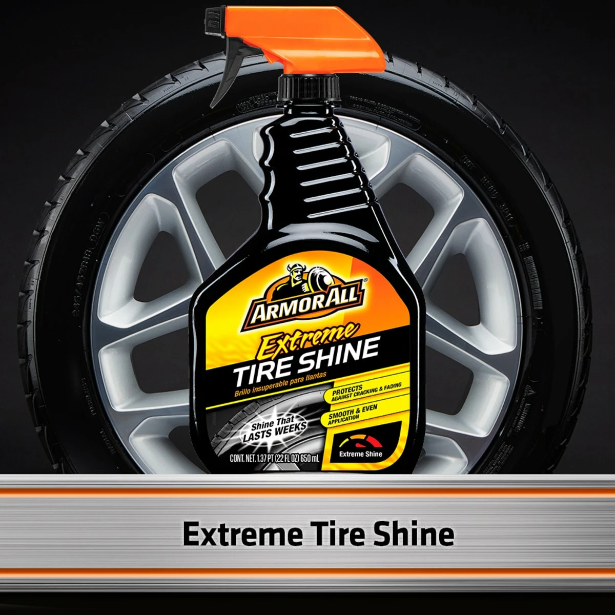 Armor All Car Exterior Cleaners Extreme Tire Shine Spray 22-fl oz Car Exterior Wash 3 Armor All Car Exterior Cleaners Extreme Tire Shine Spray 22-fl oz Car Exterior Wash - Image 3