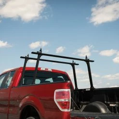WEATHER GUARD Cargo Racking TR801-A WEATHER GUARD® DEFENDER SERIES™ Truck Rack, Black Matte Aluminum, Full and Compact, 800lb -Hopkins Online Shop 43646495 scaled