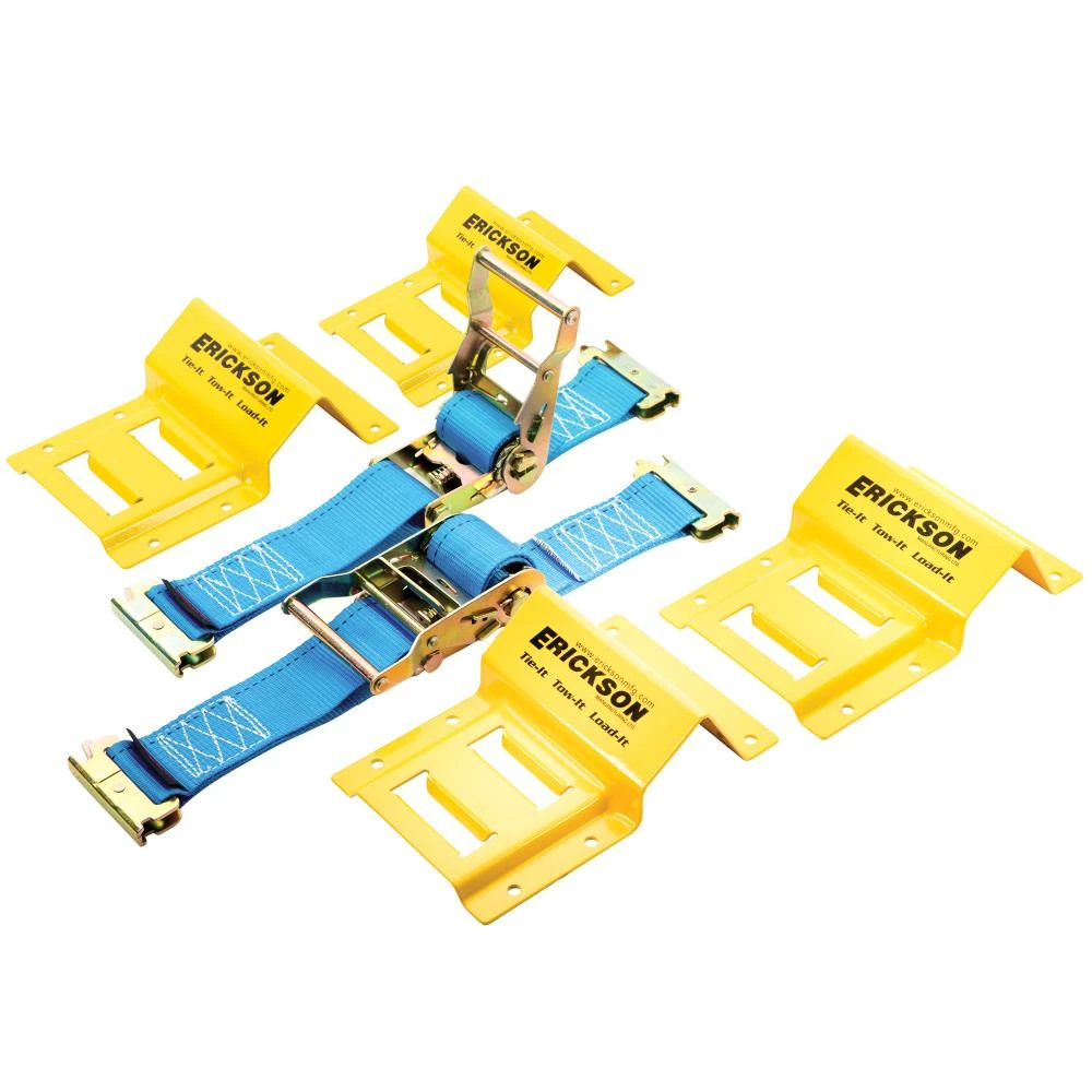 Erickson Cargo Carriers Wheel Chock and Strap Kit 10 Erickson Cargo Carriers Wheel Chock and Strap Kit - Image 10